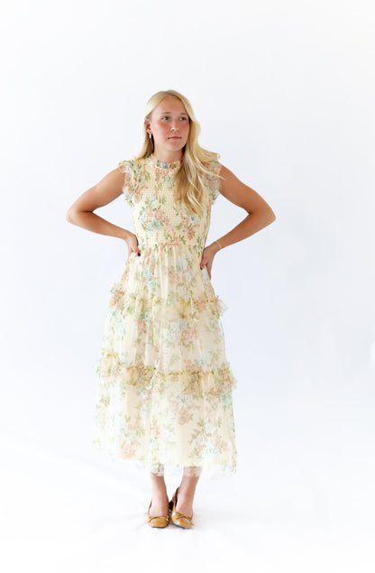 Eden Tulle Midi Dress