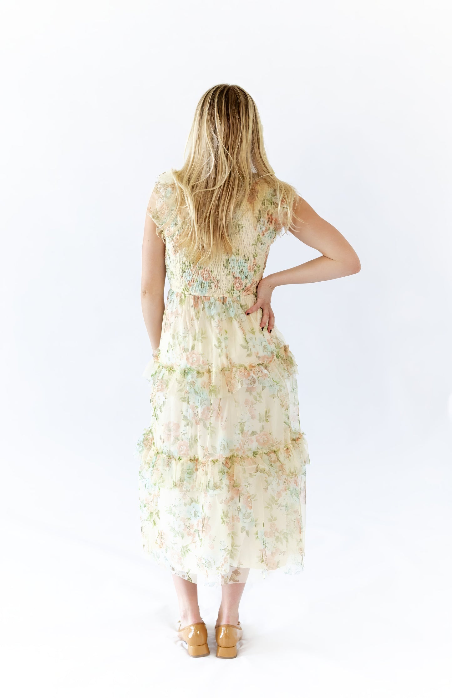 Eden Tulle Midi Dress