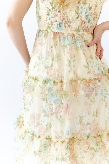Eden Tulle Midi Dress