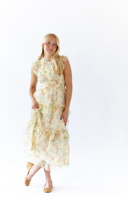 Eden Tulle Midi Dress
