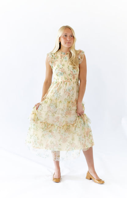 Eden Tulle Midi Dress