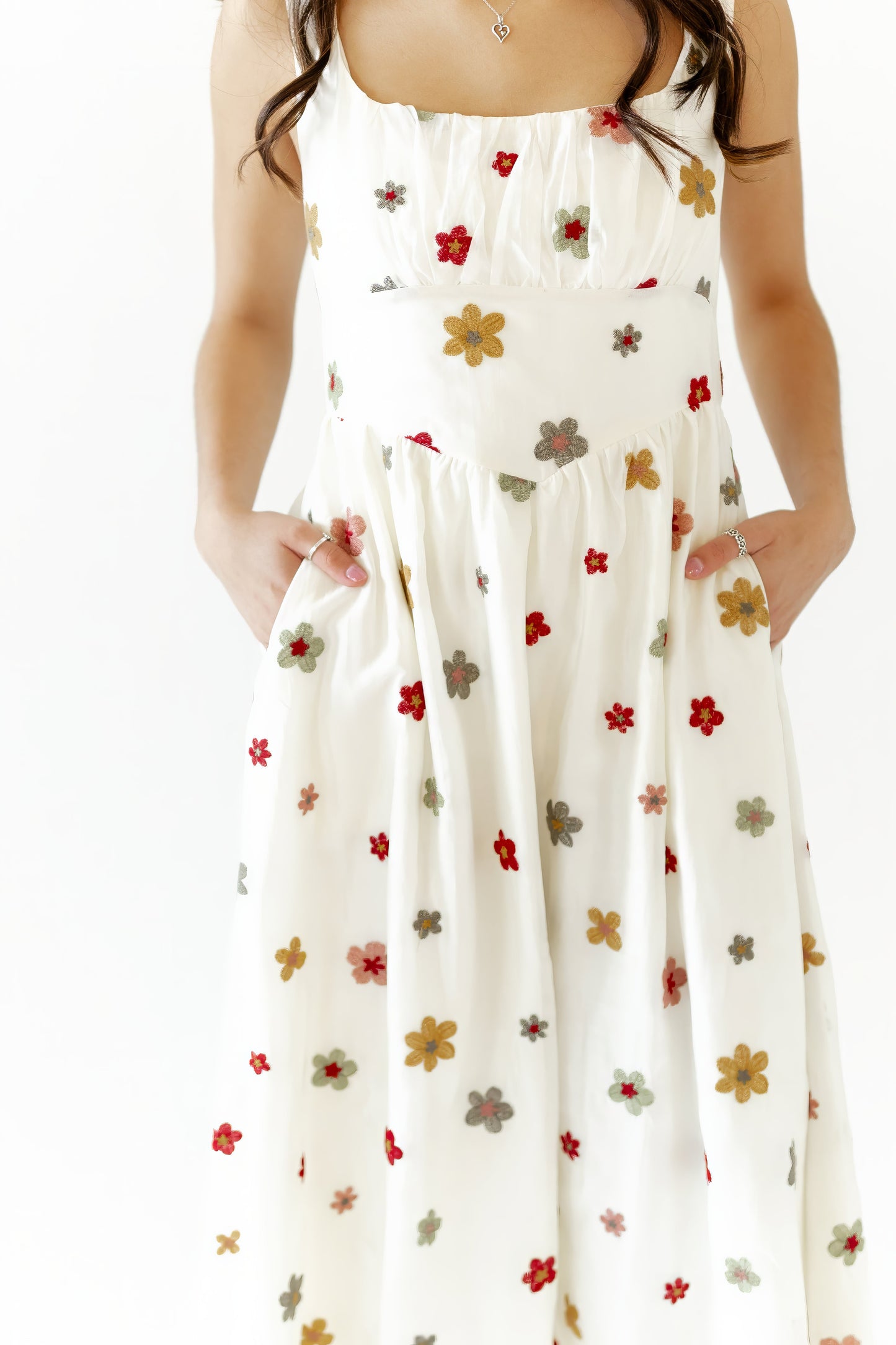 Calianna Floral Midi Dress