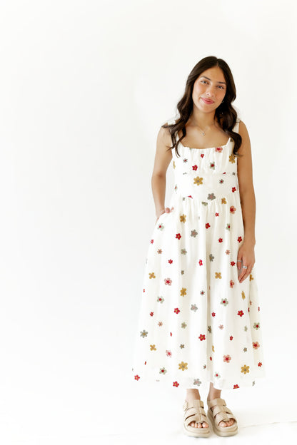 Calianna Floral Midi Dress