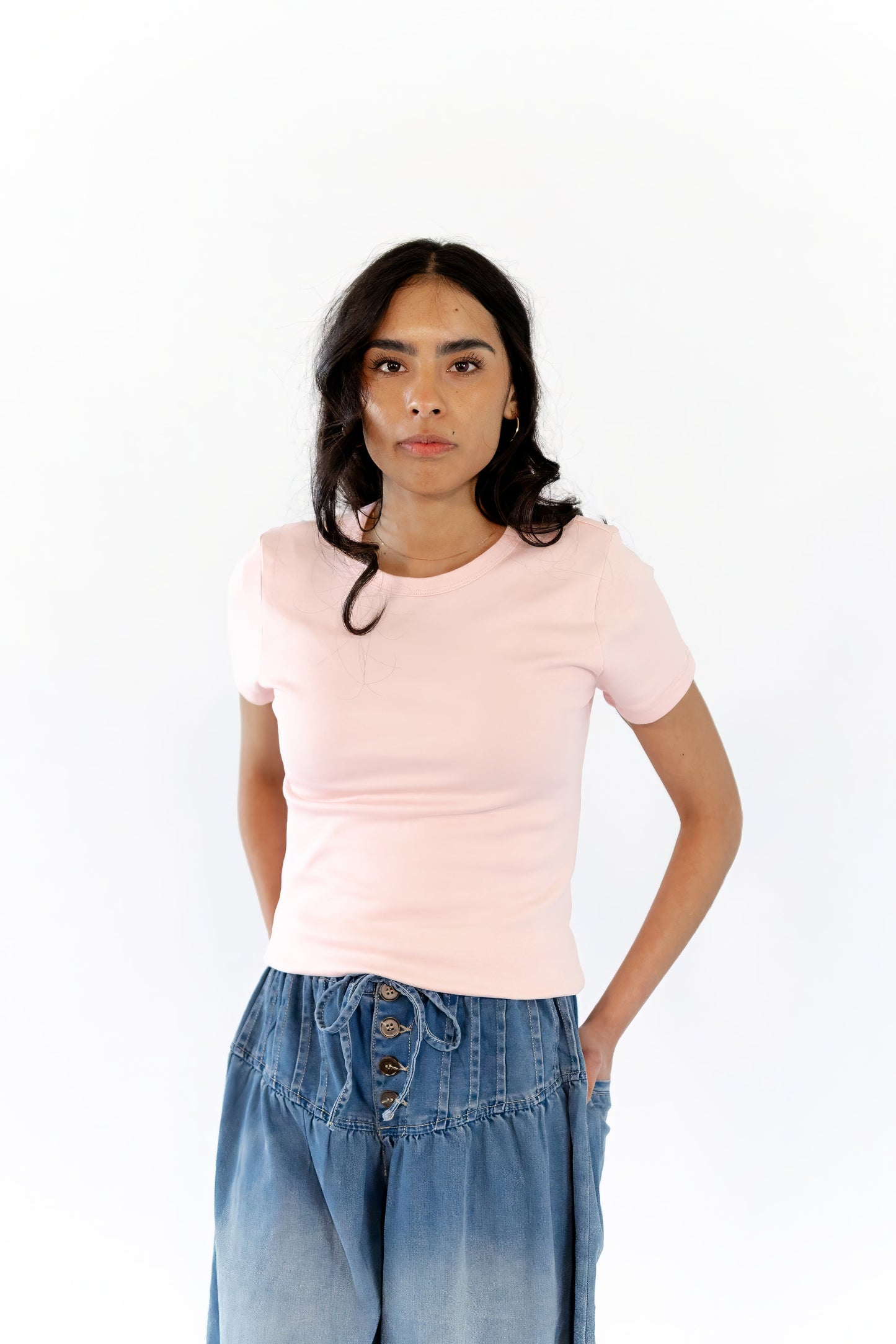 Bella Short Sleeve Tee · Pink