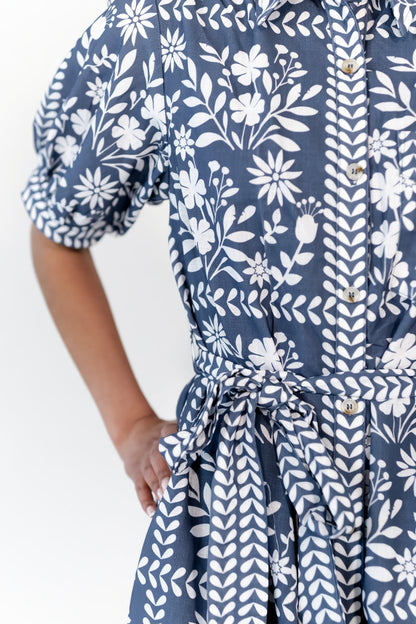 Layla Tie Waist Midi Dress