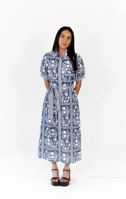 Layla Tie Waist Midi Dress