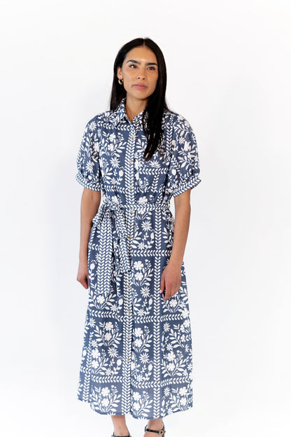 Layla Tie Waist Midi Dress
