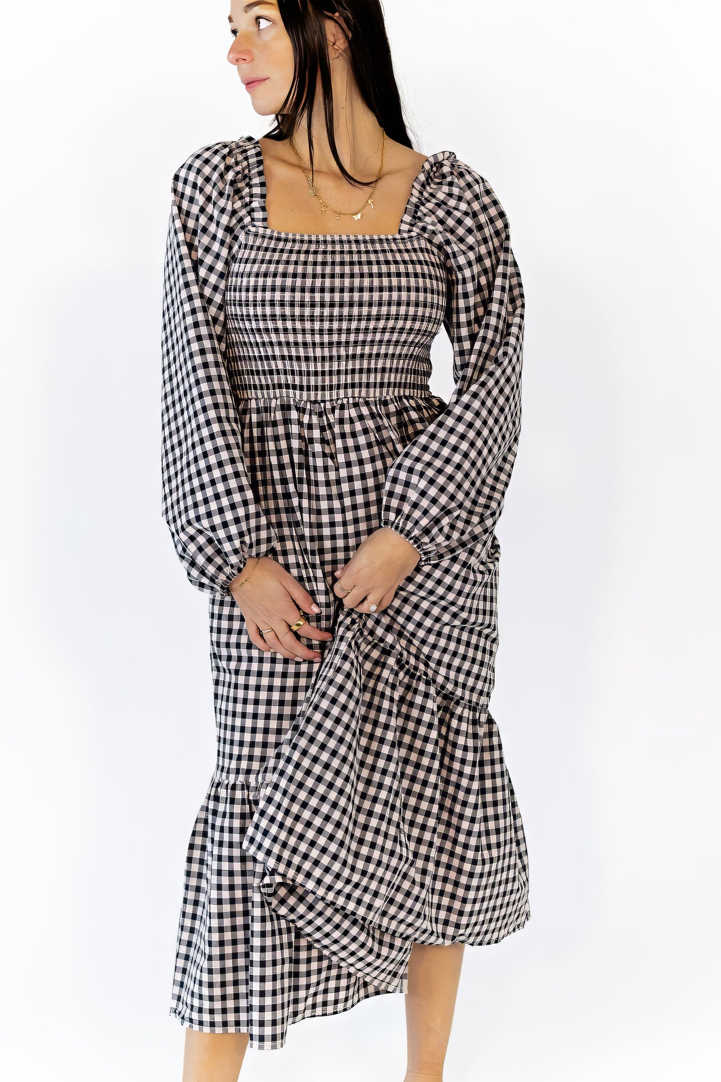 Anna Gingham Dress