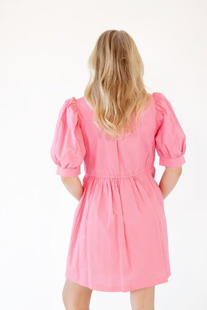 Francesca Ribbon Tie Waist Dress