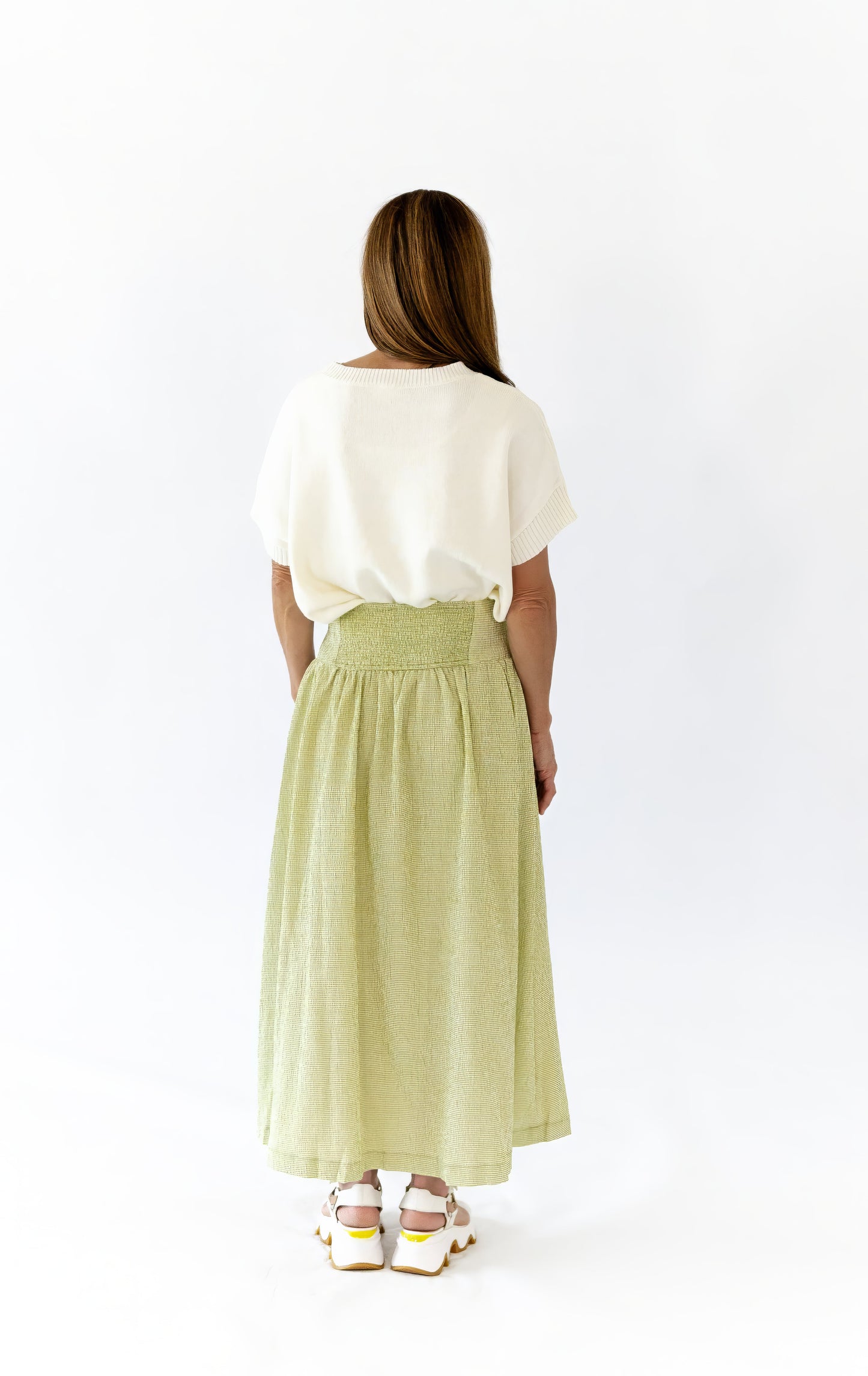 Olive Branch Midi Skirt
