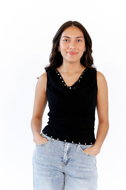 Maeve Cowl Neck Tank