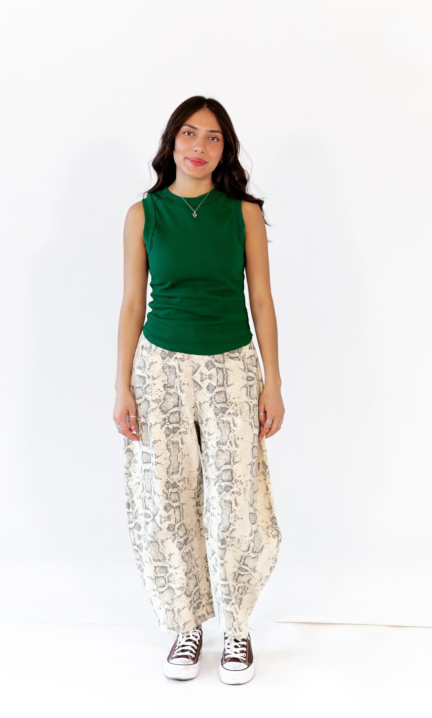 Bodega Snakeskin Barrel Jeans