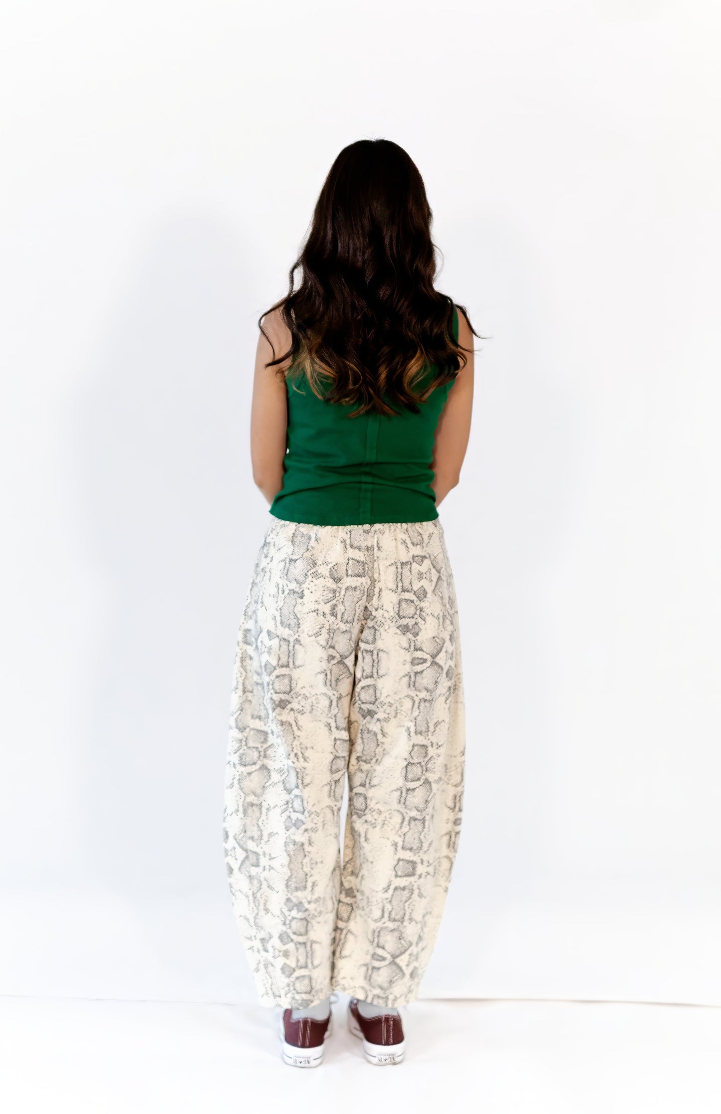 Bodega Snakeskin Barrel Jeans