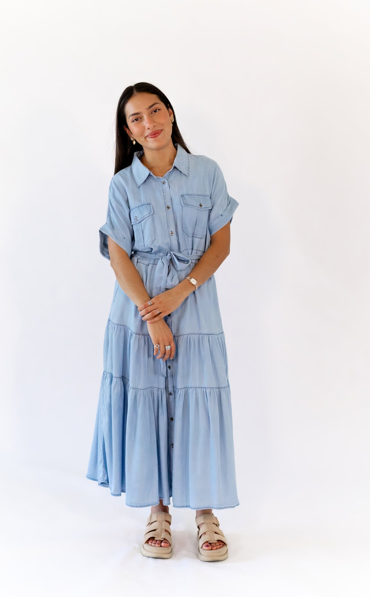Hollis Denim Midi Dress