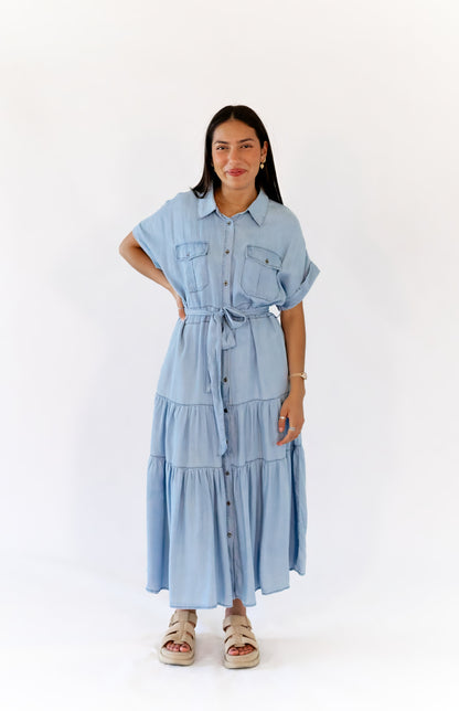 Hollis Denim Midi Dress