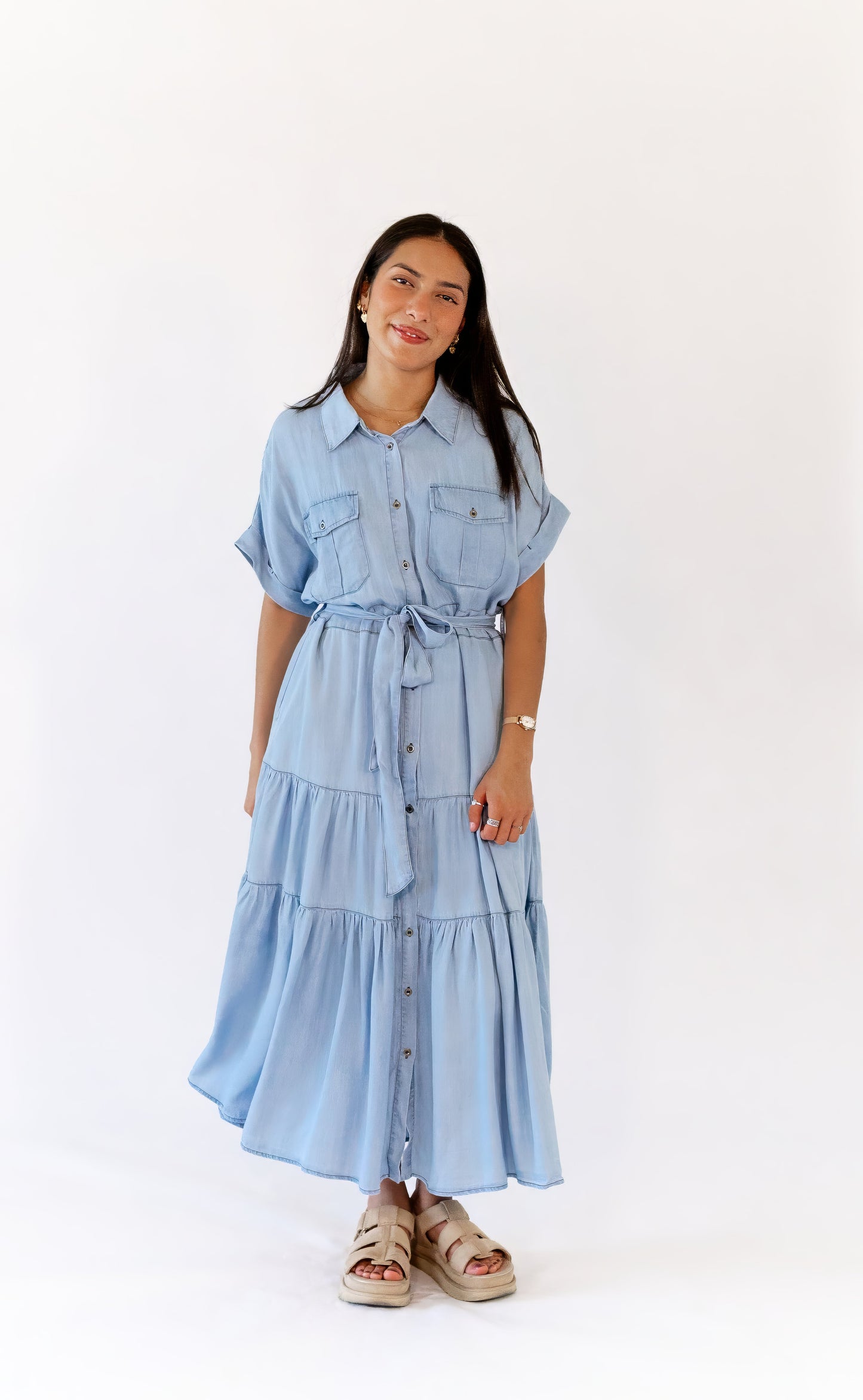 Hollis Denim Midi Dress