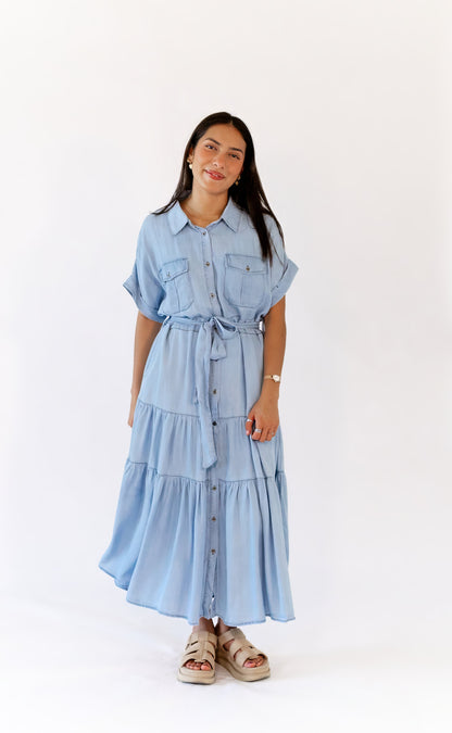Hollis Denim Midi Dress