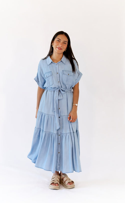 Hollis Denim Midi Dress