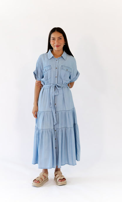 Hollis Denim Midi Dress