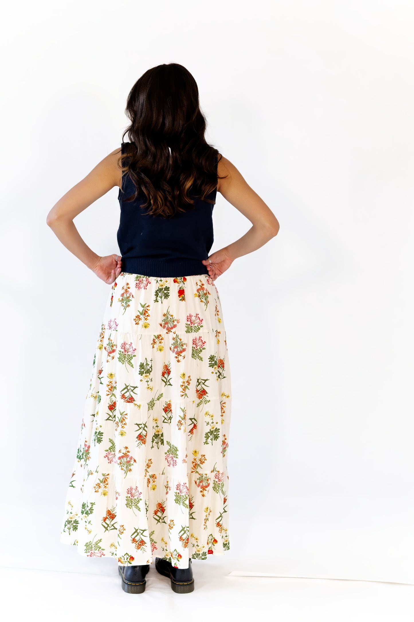 Victoria Floral Maxi Skirt