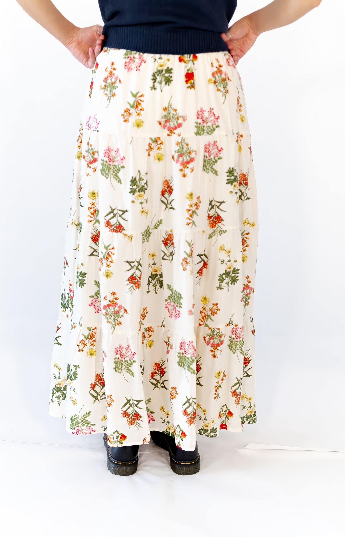 Victoria Floral Maxi Skirt