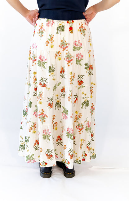 Victoria Floral Maxi Skirt