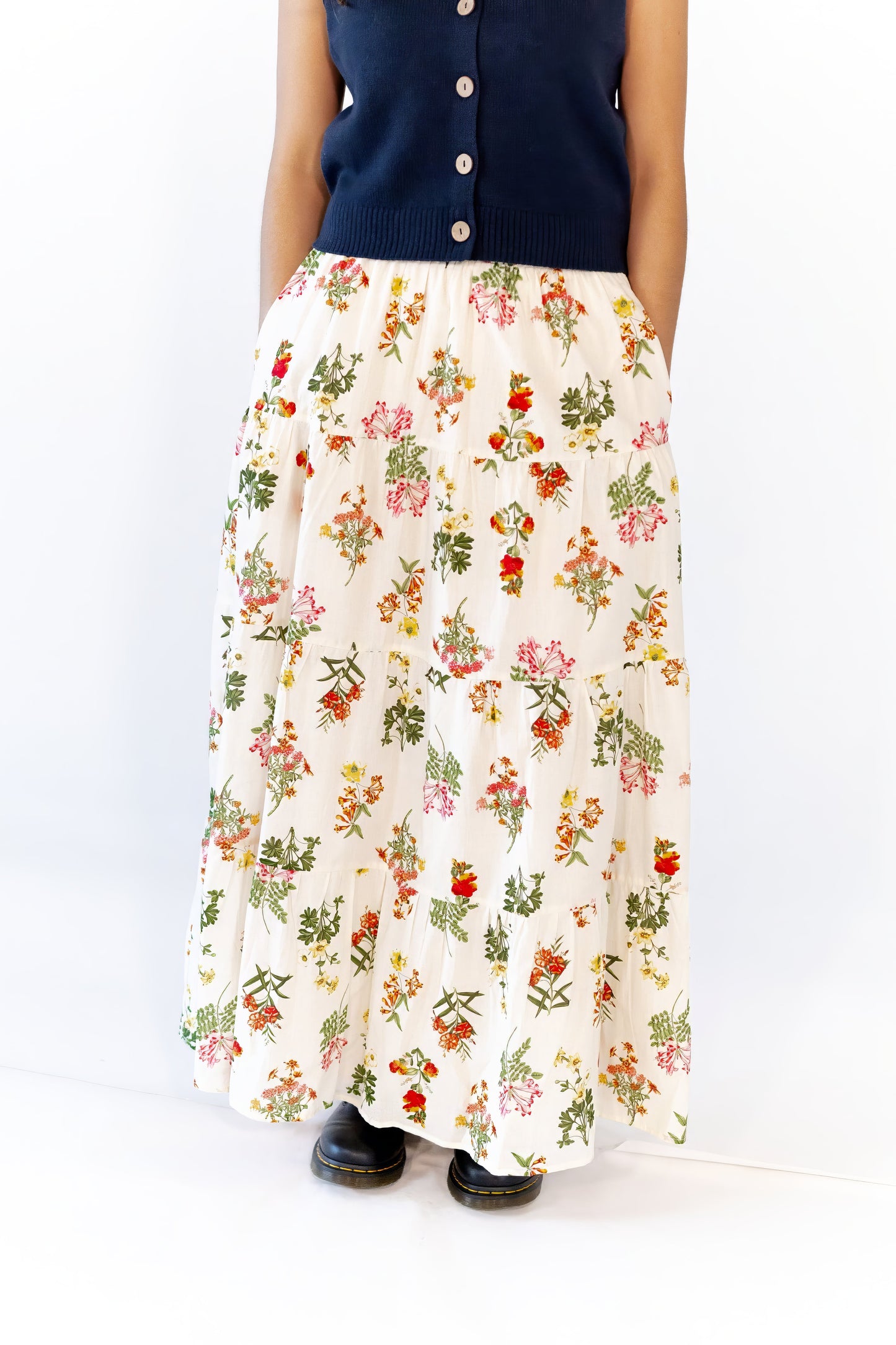 Victoria Floral Maxi Skirt