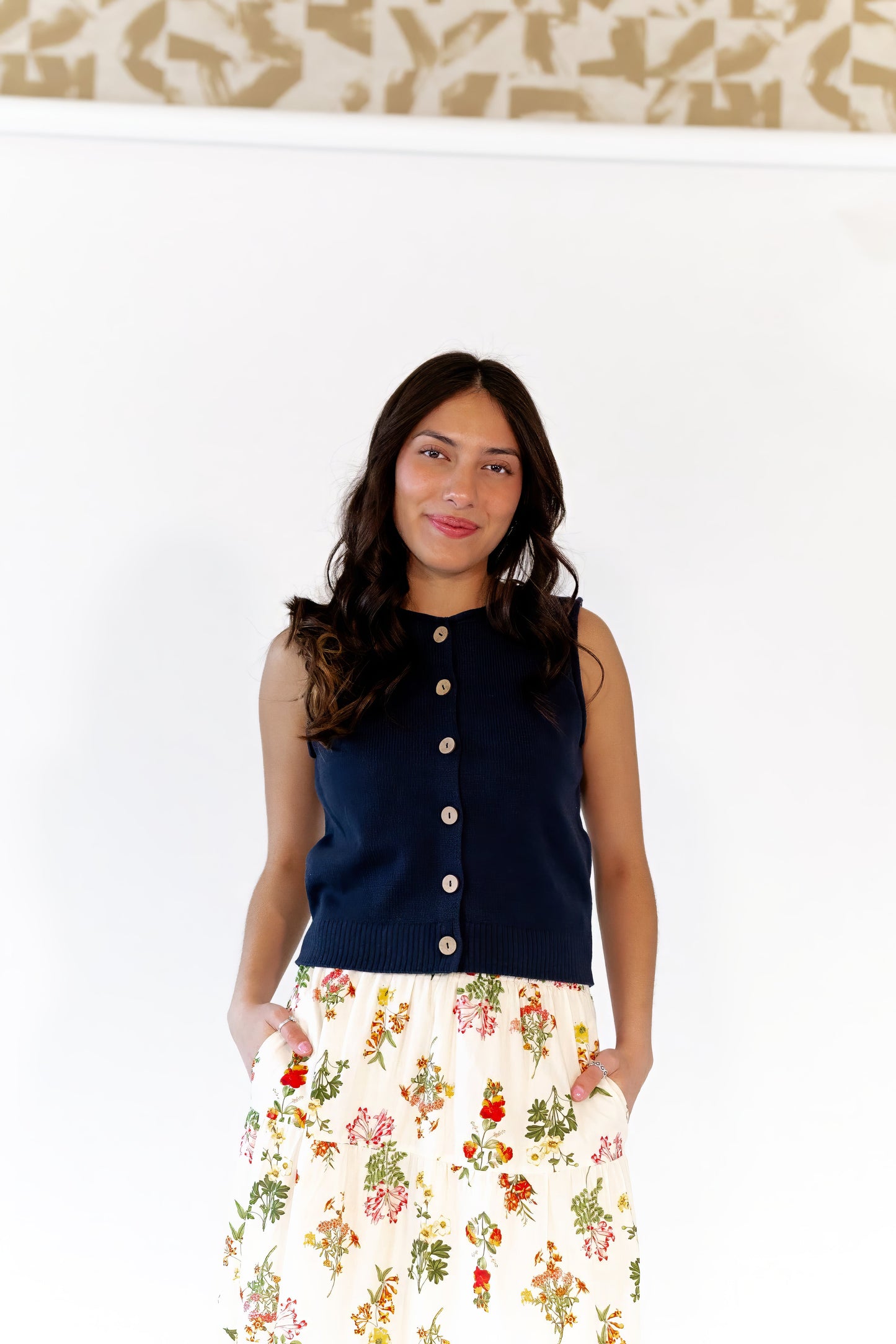 Victoria Floral Maxi Skirt