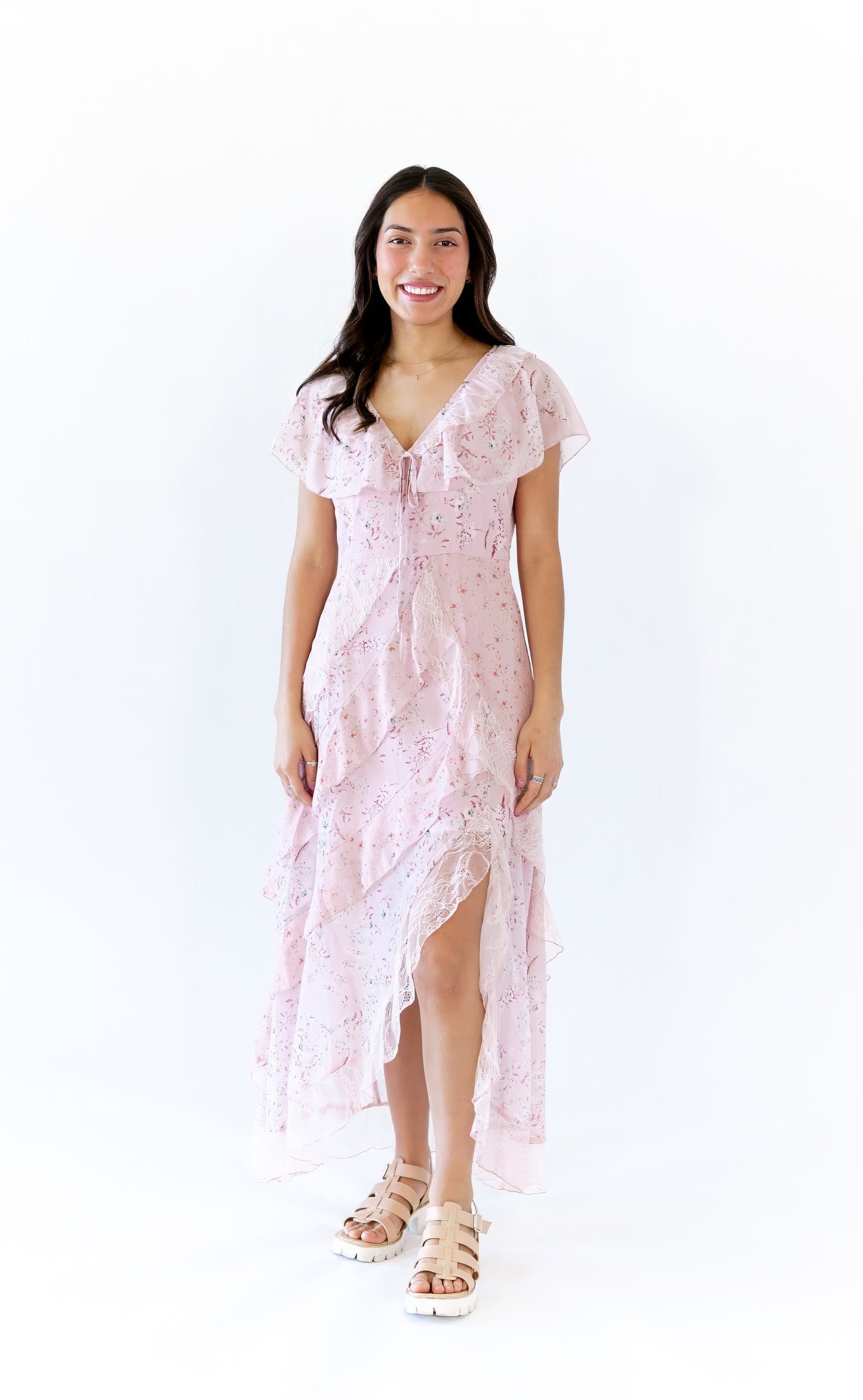 Rylee Ruffled Midi Dress