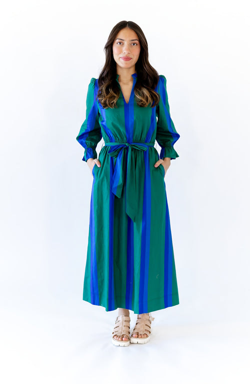 Marguriette Striped Maxi Dress