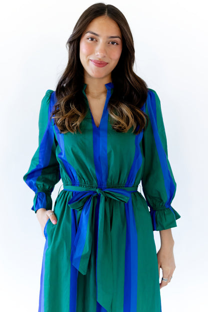 Marguriette Striped Maxi Dress