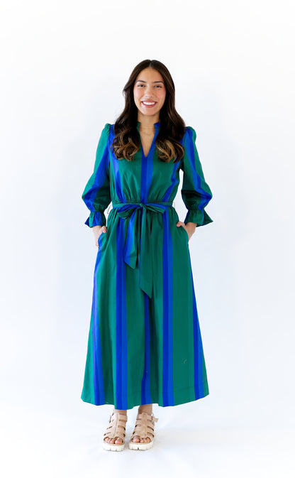Marguriette Striped Maxi Dress