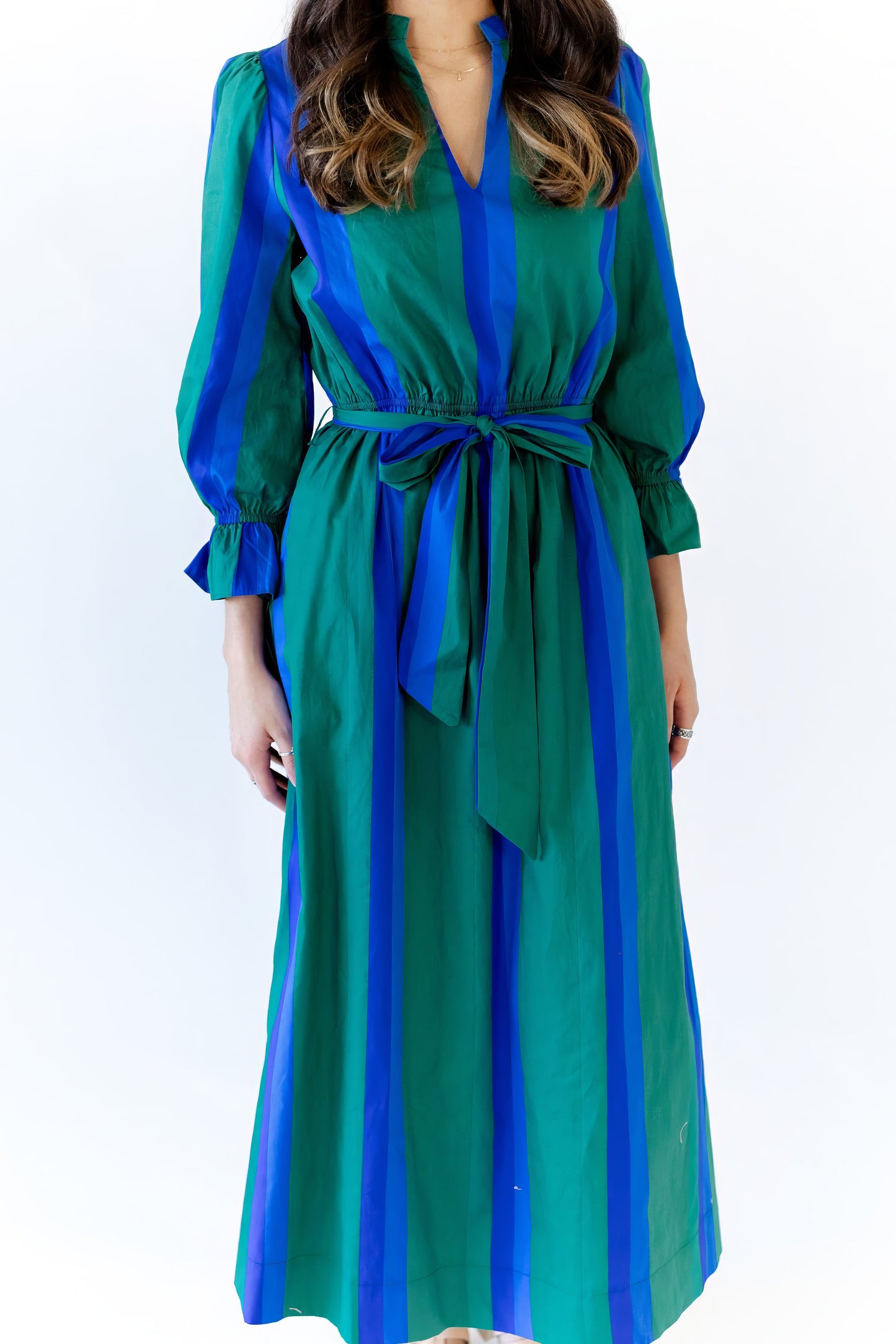 Marguriette Striped Maxi Dress