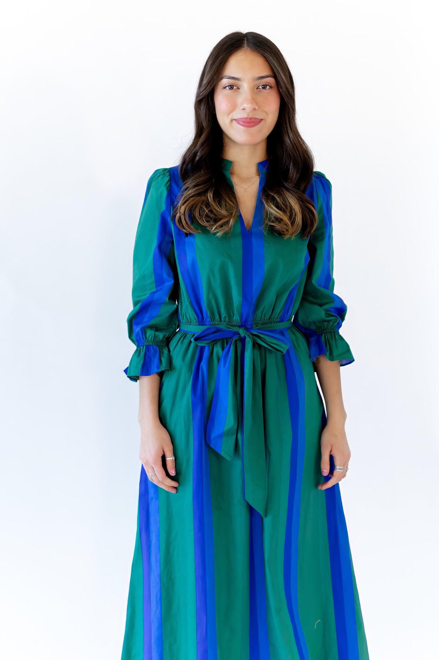 Marguriette Striped Maxi Dress