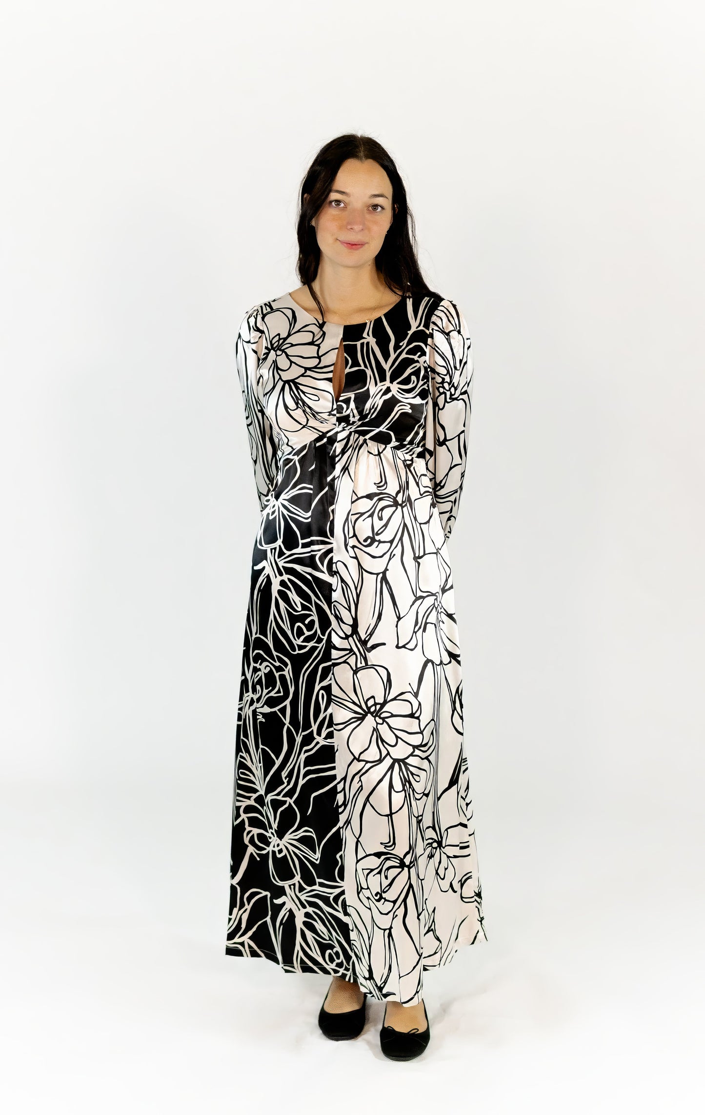 Eden Floral Print Maxi Dress