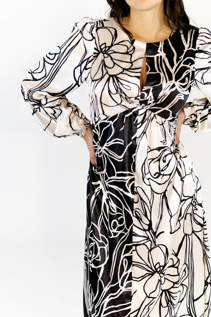 Eden Floral Print Maxi Dress