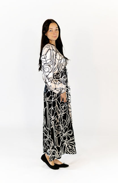 Eden Floral Print Maxi Dress