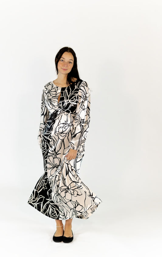 Eden Floral Print Maxi Dress