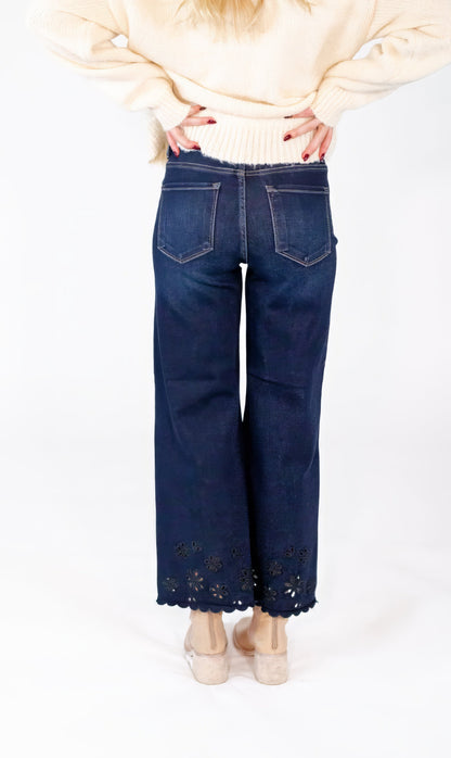 Nova Floral Cut Out Denim ✧ Restocked