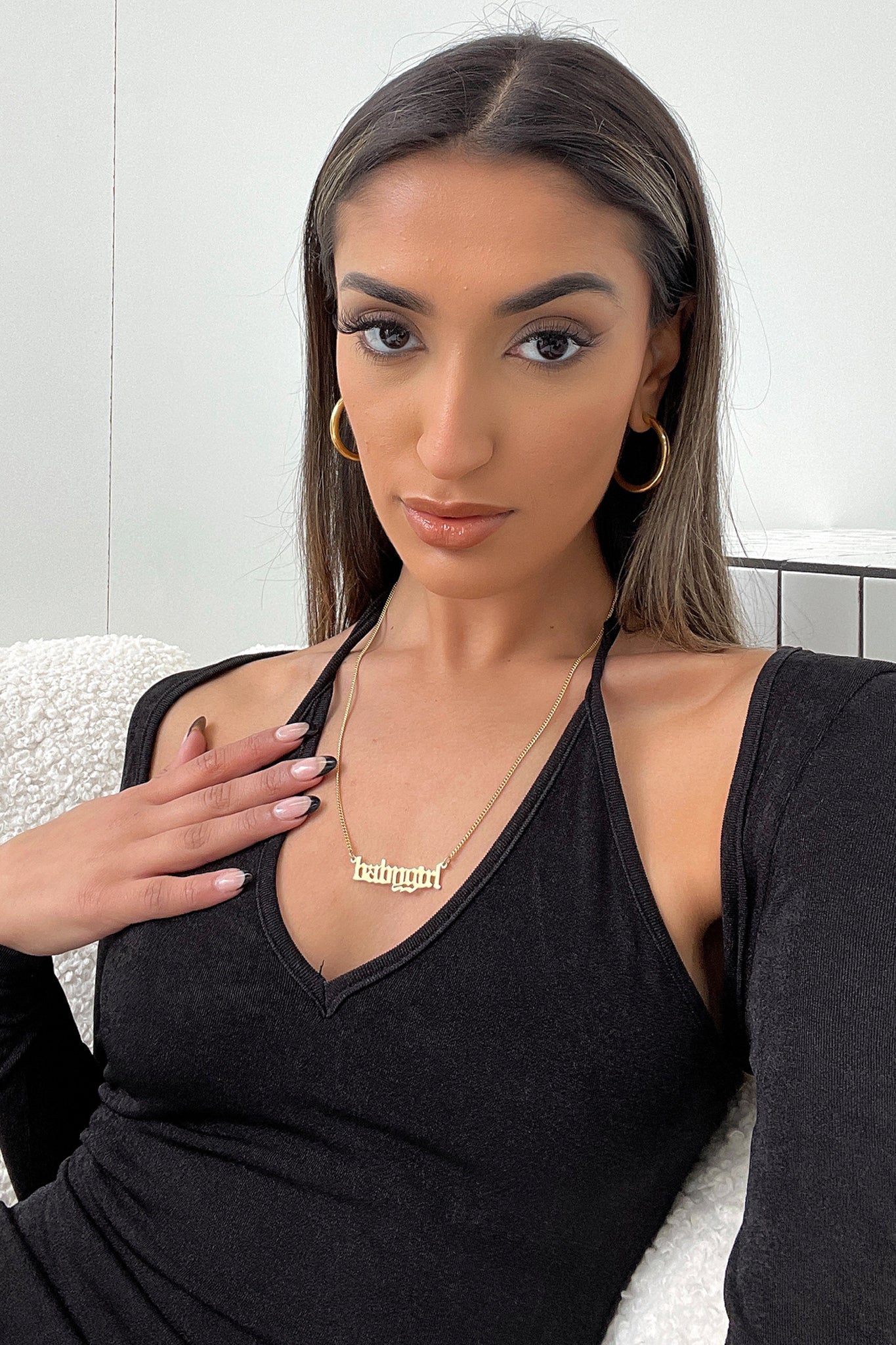 Babygirl Necklace - 18k Gold Plated