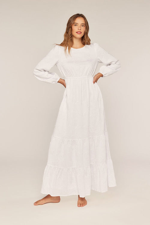 The Botanical White Dress