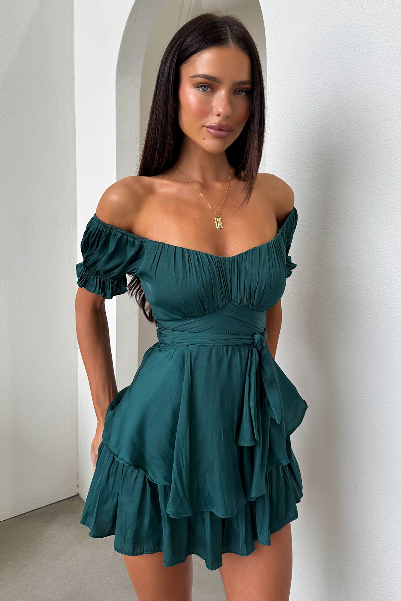 Ciera Playsuit - Emerald
