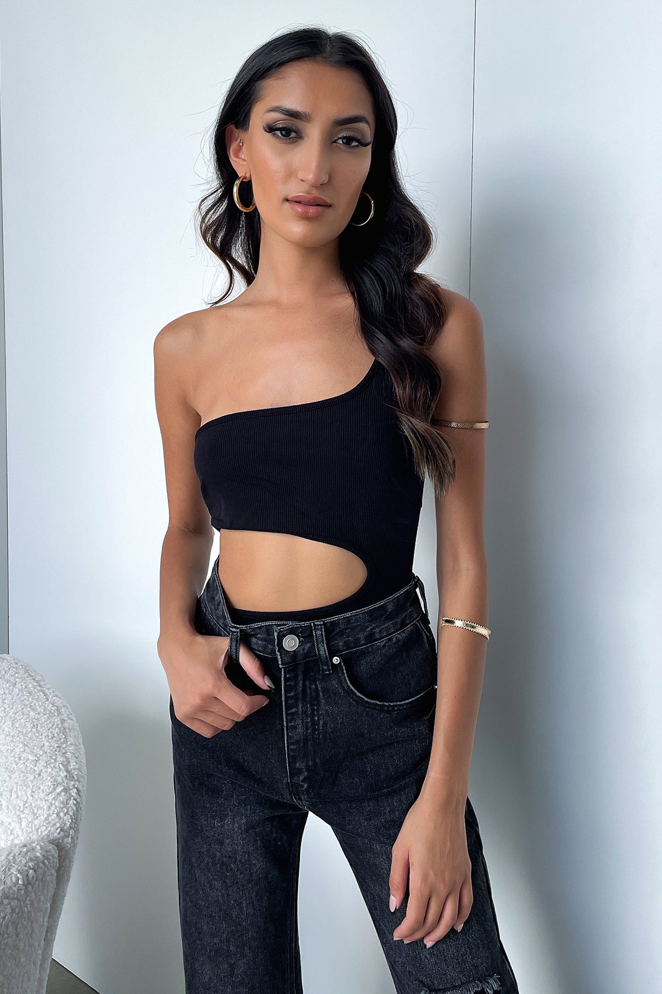 Foxy Bodysuit - Black