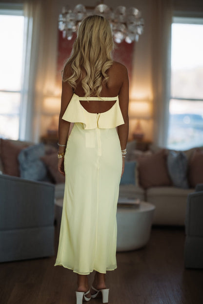 No Ordinary Love Maxi Dress - Yellow