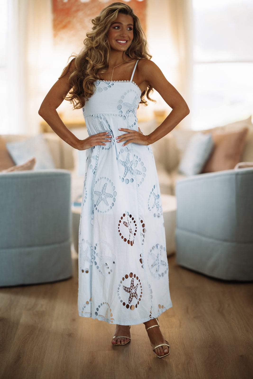 Happy Days Ahead Maxi Dress - Baby Blue