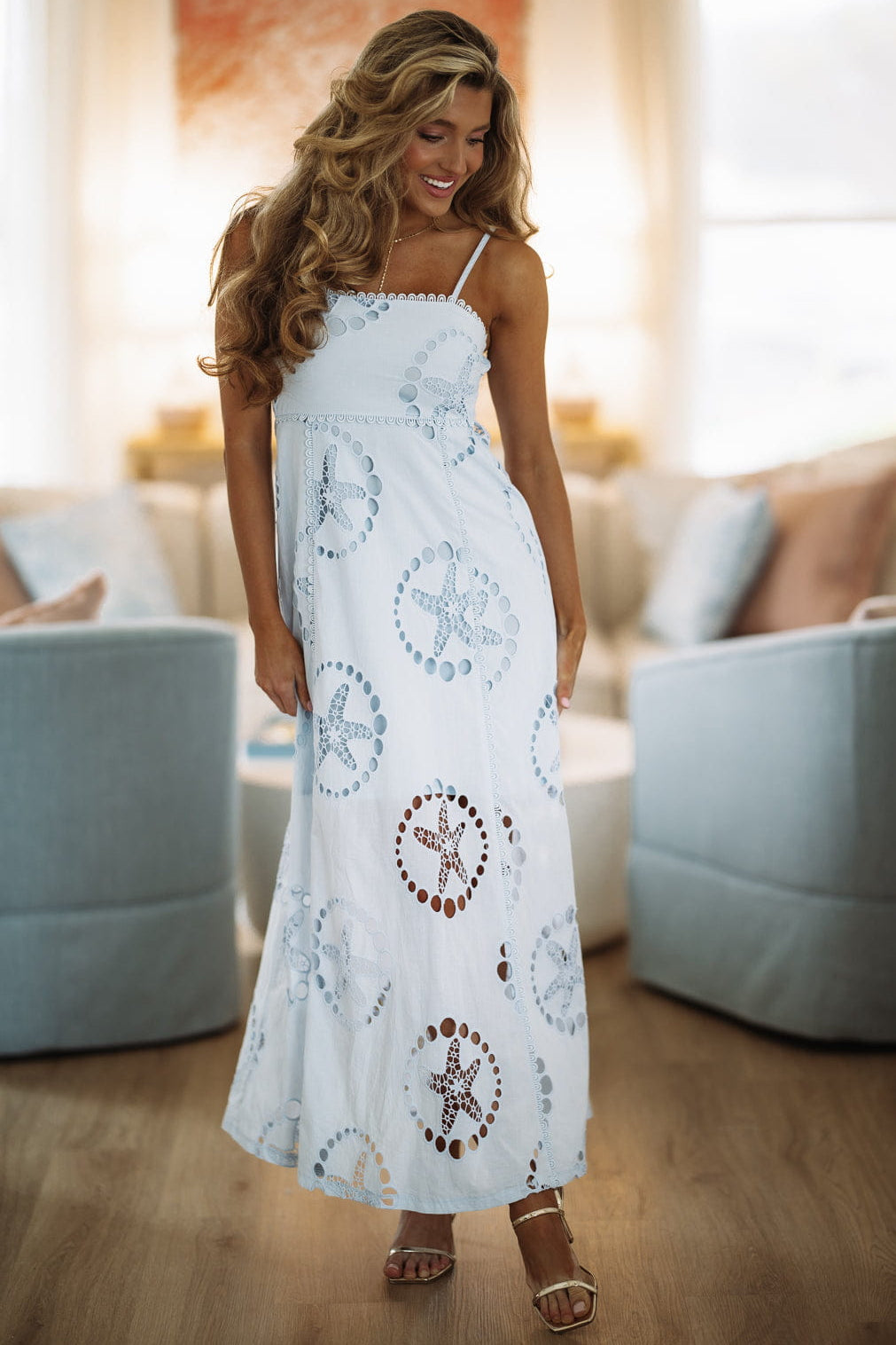 Happy Days Ahead Maxi Dress - Baby Blue