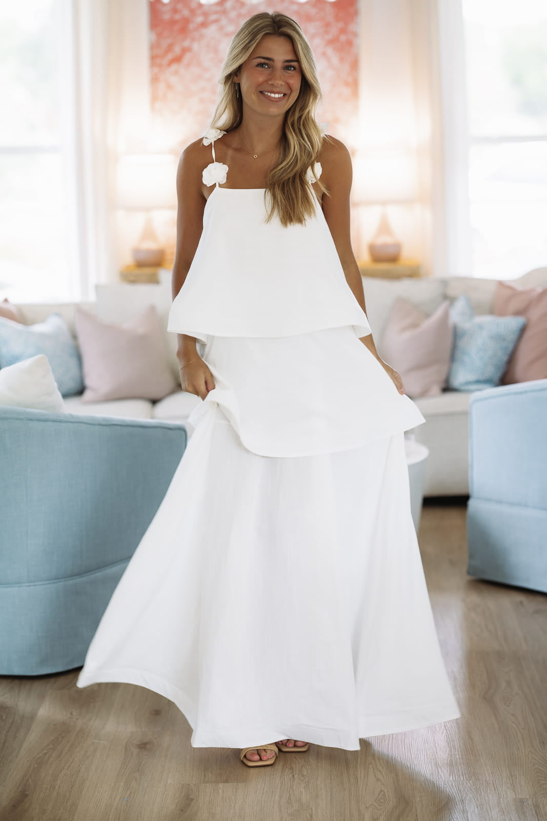 Darling Dreamer Maxi Dress - White