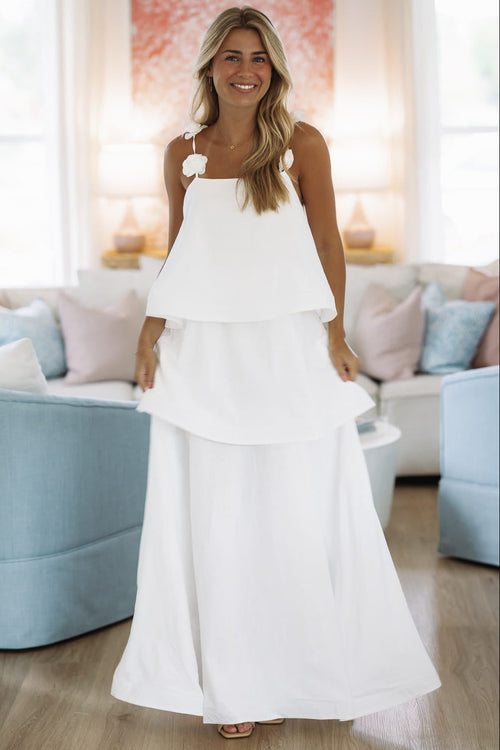 Darling Dreamer Maxi Dress - White