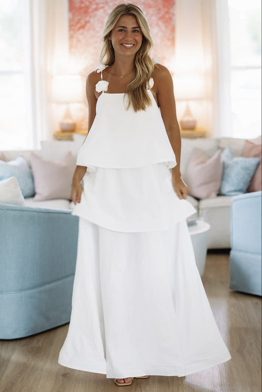 Darling Dreamer Maxi Dress - White