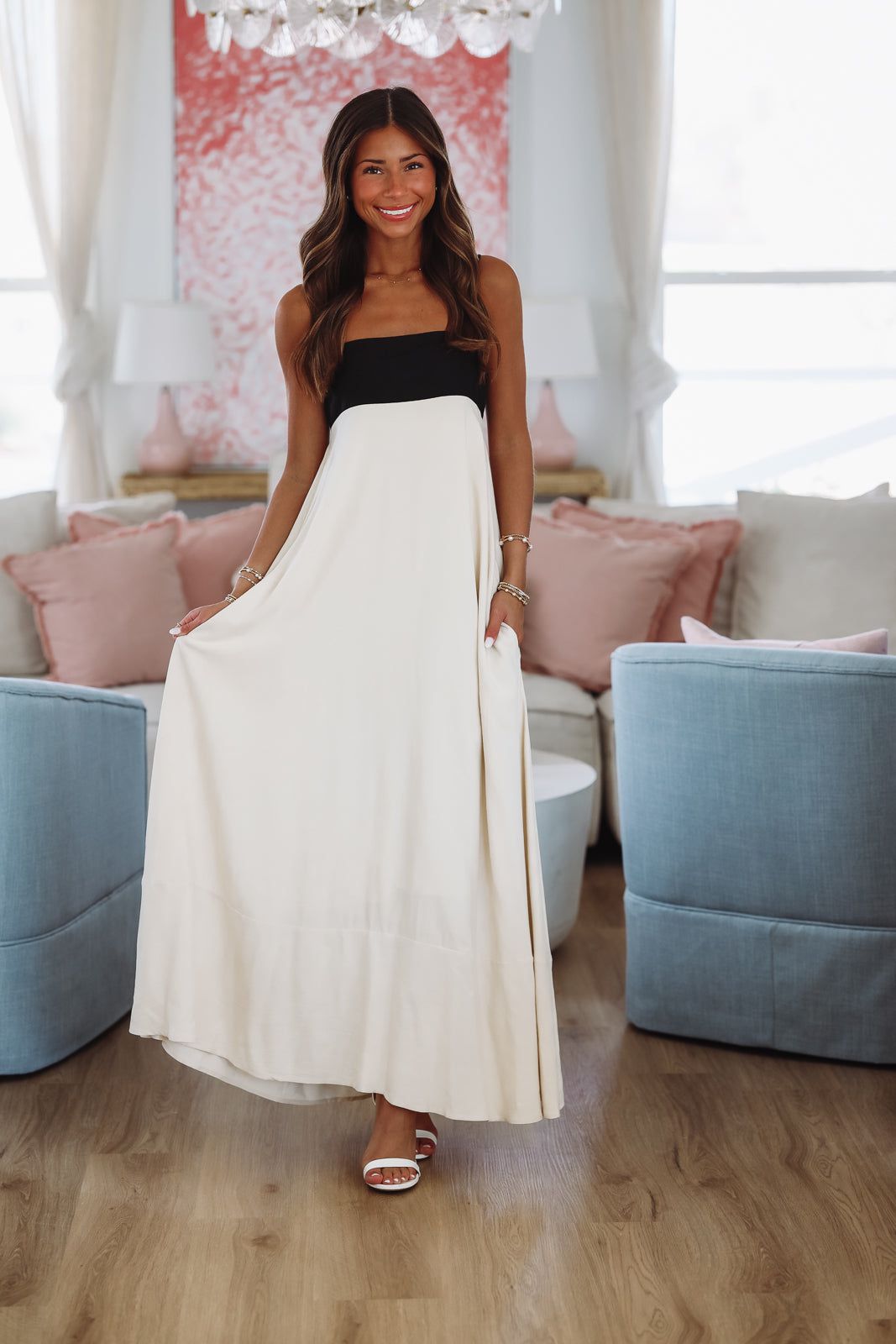 Clove Maxi Dress - Ecru